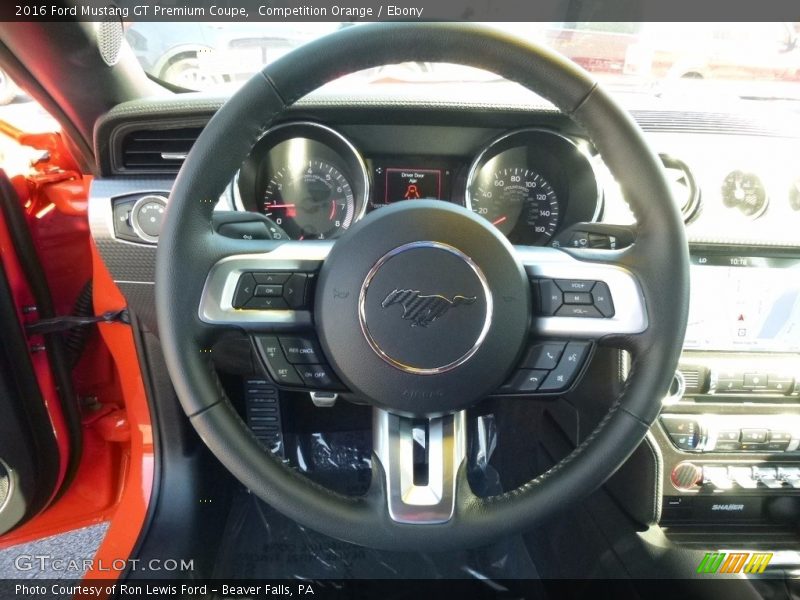 Competition Orange / Ebony 2016 Ford Mustang GT Premium Coupe