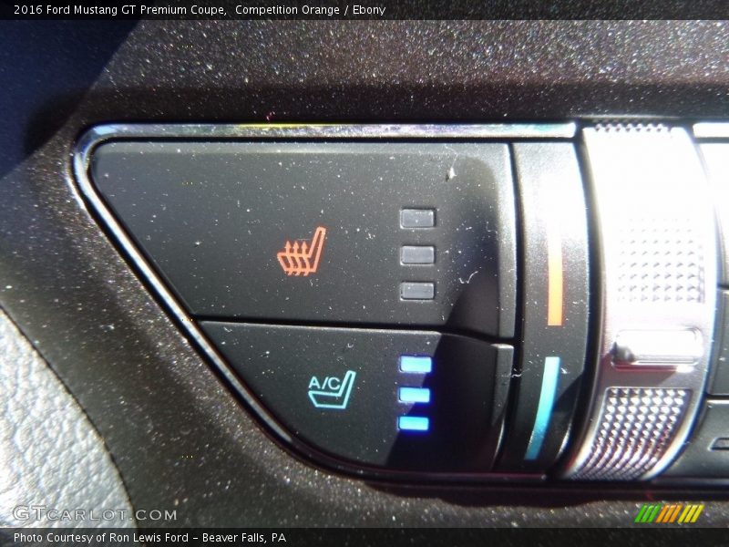 Competition Orange / Ebony 2016 Ford Mustang GT Premium Coupe