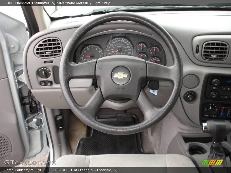 Silverstone Metallic / Light Gray 2008 Chevrolet TrailBlazer LS