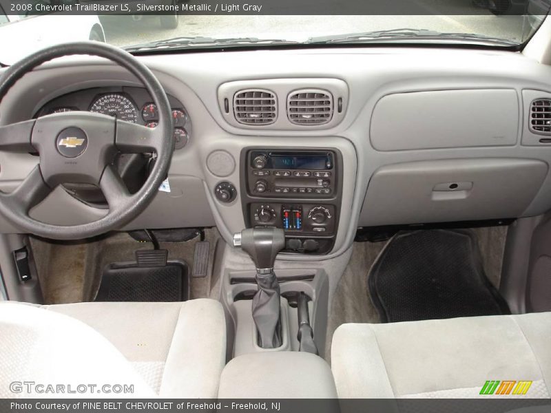Silverstone Metallic / Light Gray 2008 Chevrolet TrailBlazer LS