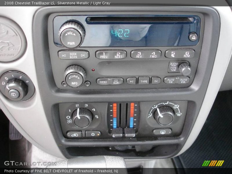 Silverstone Metallic / Light Gray 2008 Chevrolet TrailBlazer LS