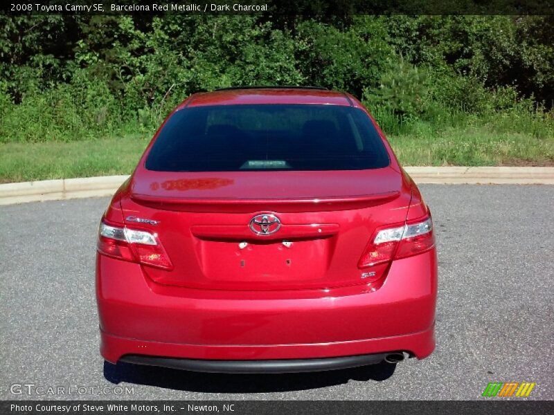 Barcelona Red Metallic / Dark Charcoal 2008 Toyota Camry SE
