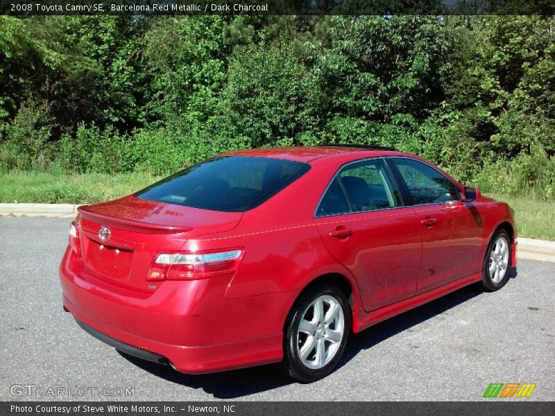 Barcelona Red Metallic / Dark Charcoal 2008 Toyota Camry SE