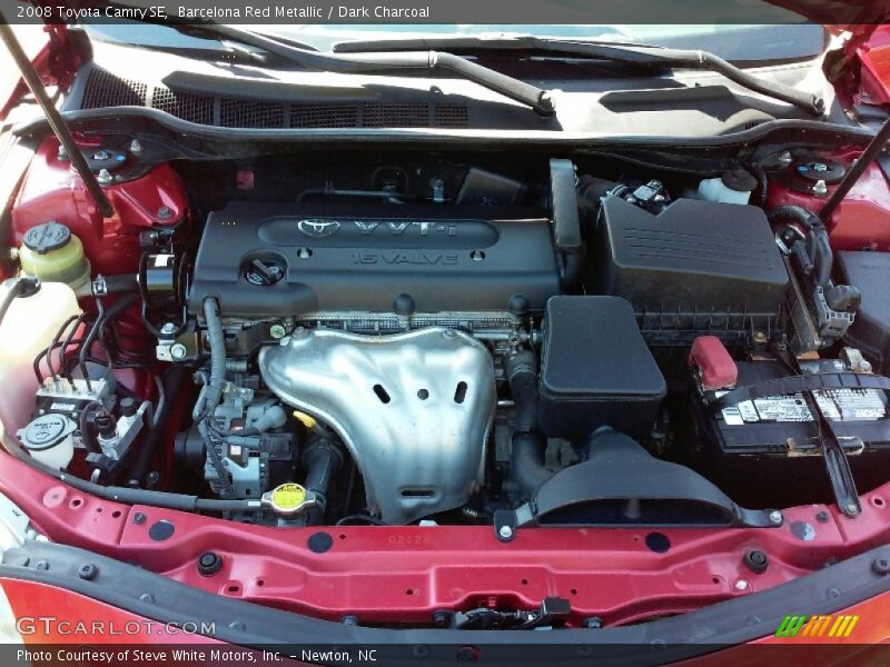 Barcelona Red Metallic / Dark Charcoal 2008 Toyota Camry SE