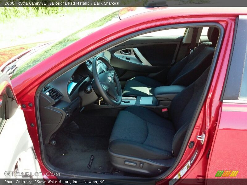 Barcelona Red Metallic / Dark Charcoal 2008 Toyota Camry SE