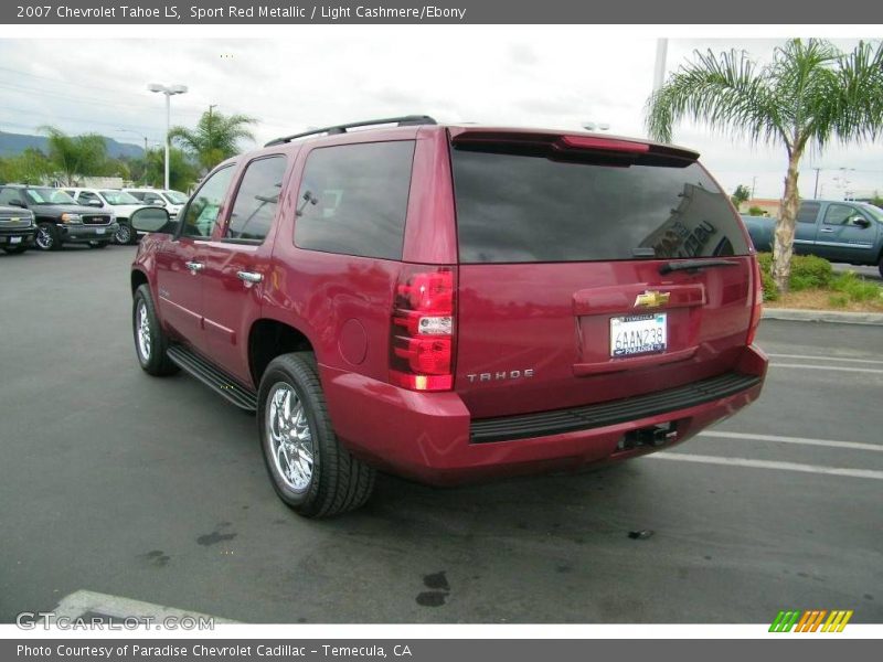 Sport Red Metallic / Light Cashmere/Ebony 2007 Chevrolet Tahoe LS