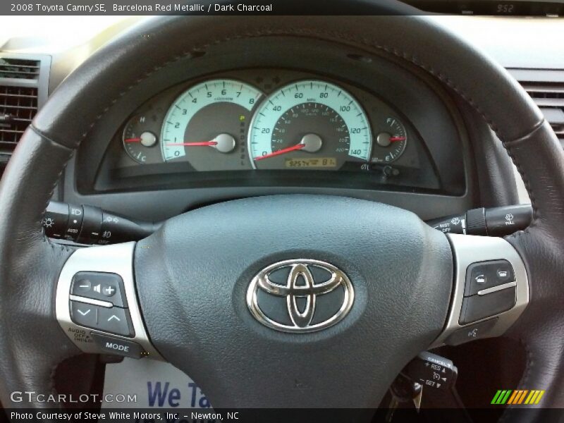 Barcelona Red Metallic / Dark Charcoal 2008 Toyota Camry SE