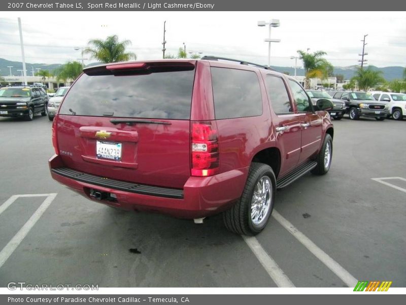 Sport Red Metallic / Light Cashmere/Ebony 2007 Chevrolet Tahoe LS