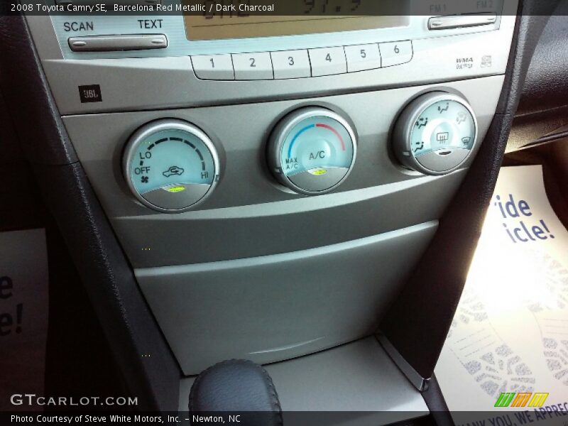 Barcelona Red Metallic / Dark Charcoal 2008 Toyota Camry SE