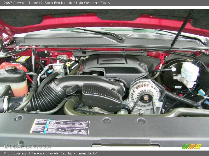 Sport Red Metallic / Light Cashmere/Ebony 2007 Chevrolet Tahoe LS