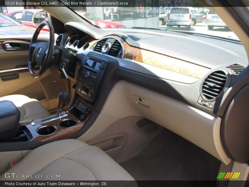 Gold Mist Metallic / Cashmere/Cocoa 2010 Buick Enclave CXL AWD