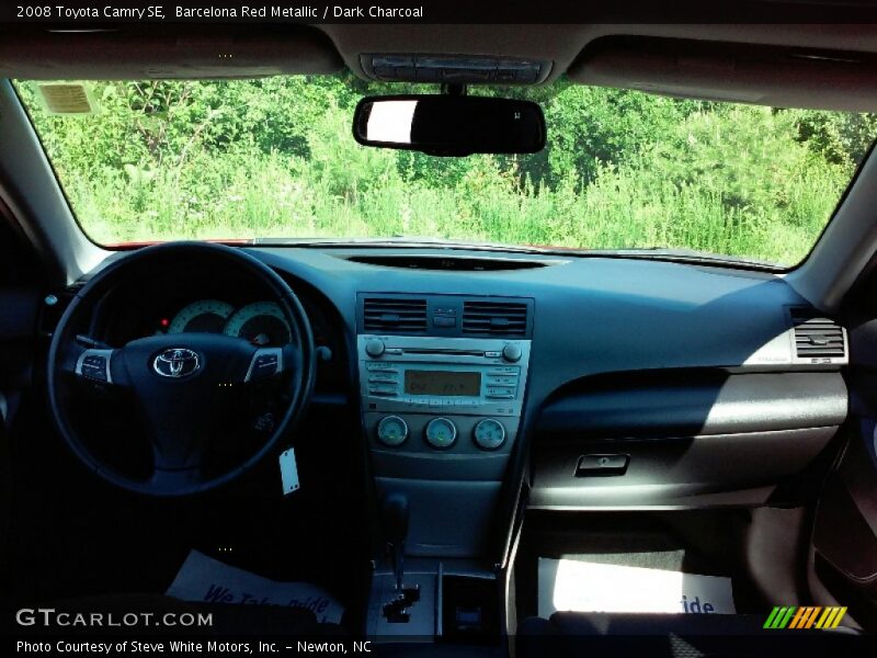 Barcelona Red Metallic / Dark Charcoal 2008 Toyota Camry SE
