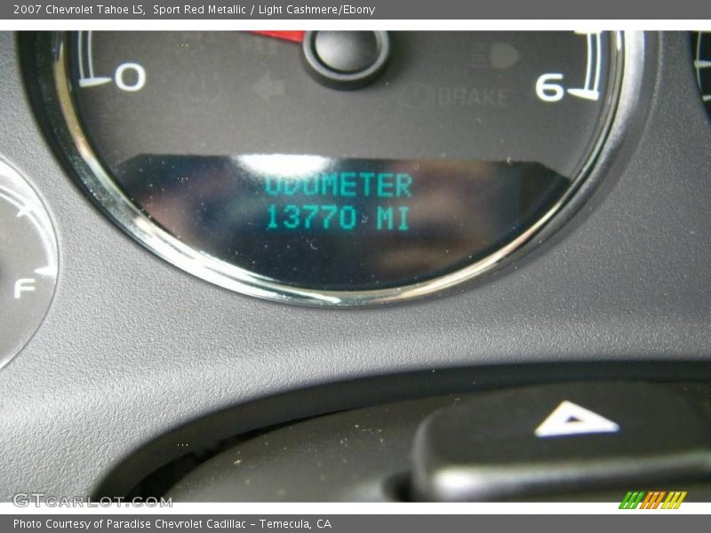 Sport Red Metallic / Light Cashmere/Ebony 2007 Chevrolet Tahoe LS