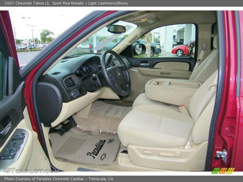 Sport Red Metallic / Light Cashmere/Ebony 2007 Chevrolet Tahoe LS