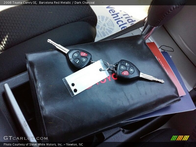 Barcelona Red Metallic / Dark Charcoal 2008 Toyota Camry SE