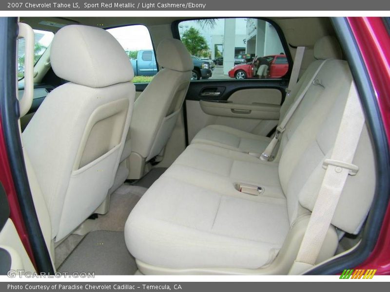 Sport Red Metallic / Light Cashmere/Ebony 2007 Chevrolet Tahoe LS