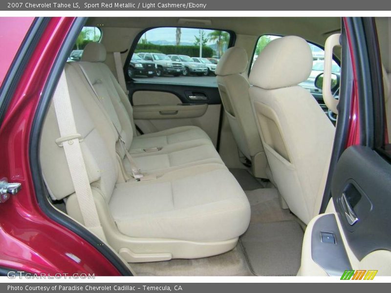 Sport Red Metallic / Light Cashmere/Ebony 2007 Chevrolet Tahoe LS