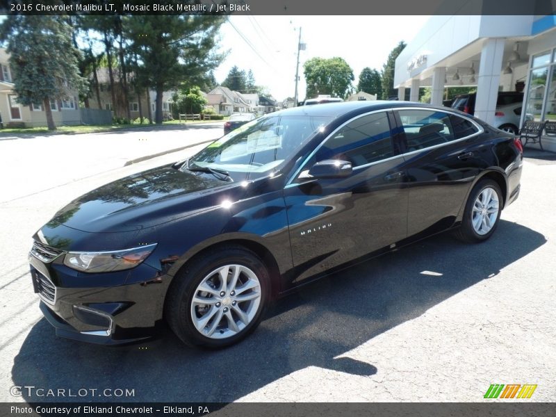 Mosaic Black Metallic / Jet Black 2016 Chevrolet Malibu LT