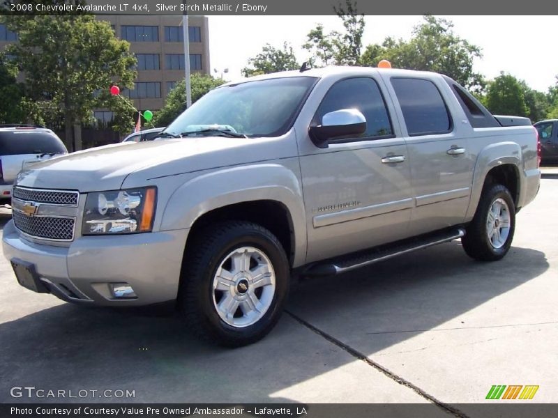Silver Birch Metallic / Ebony 2008 Chevrolet Avalanche LT 4x4