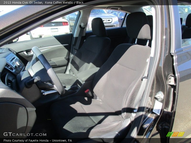 Kona Coffee Metallic / Black 2013 Honda Civic EX Sedan