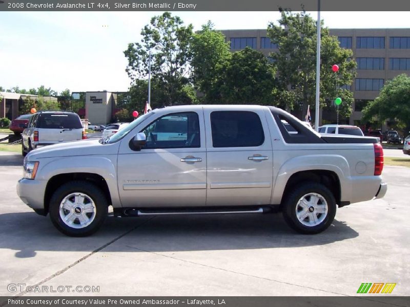 Silver Birch Metallic / Ebony 2008 Chevrolet Avalanche LT 4x4