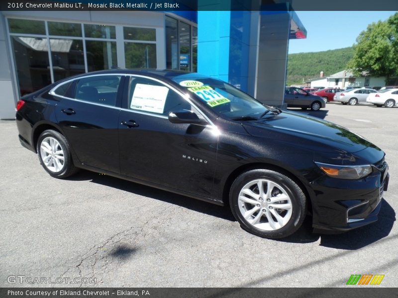 Mosaic Black Metallic / Jet Black 2016 Chevrolet Malibu LT