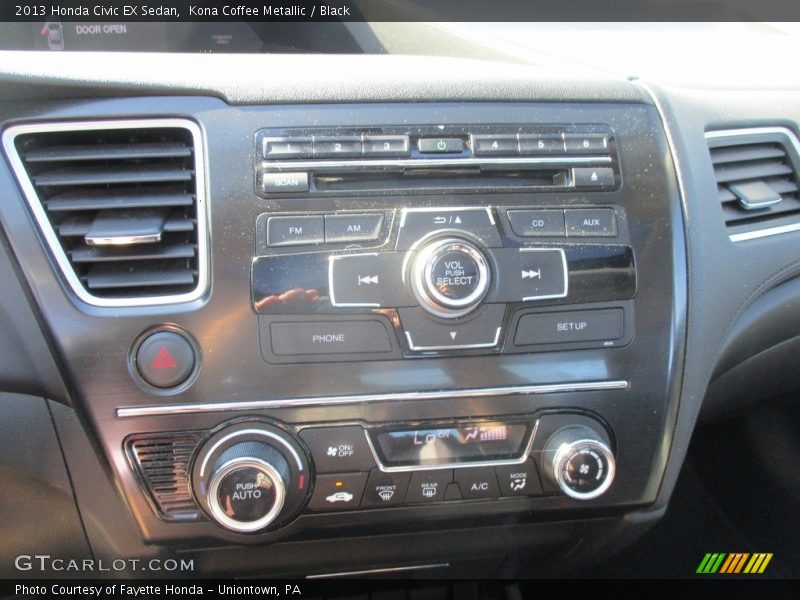 Kona Coffee Metallic / Black 2013 Honda Civic EX Sedan