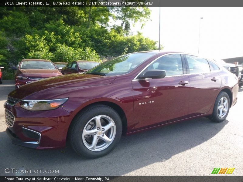 Butte Red Metallic / Dark Atmosphere/Medium Ash Gray 2016 Chevrolet Malibu LS