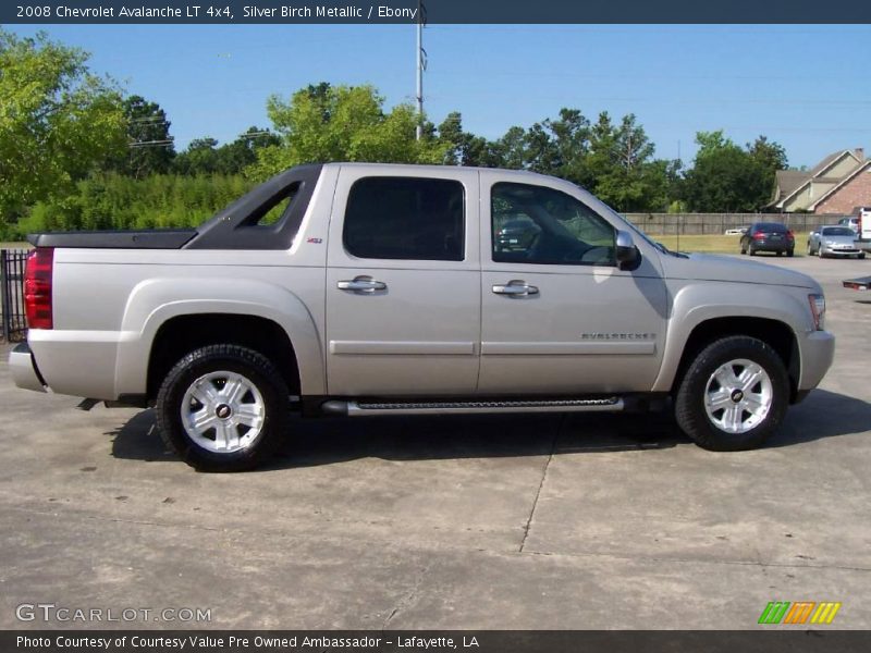 Silver Birch Metallic / Ebony 2008 Chevrolet Avalanche LT 4x4