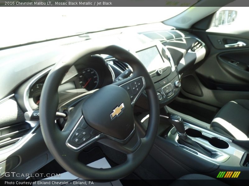 Mosaic Black Metallic / Jet Black 2016 Chevrolet Malibu LT