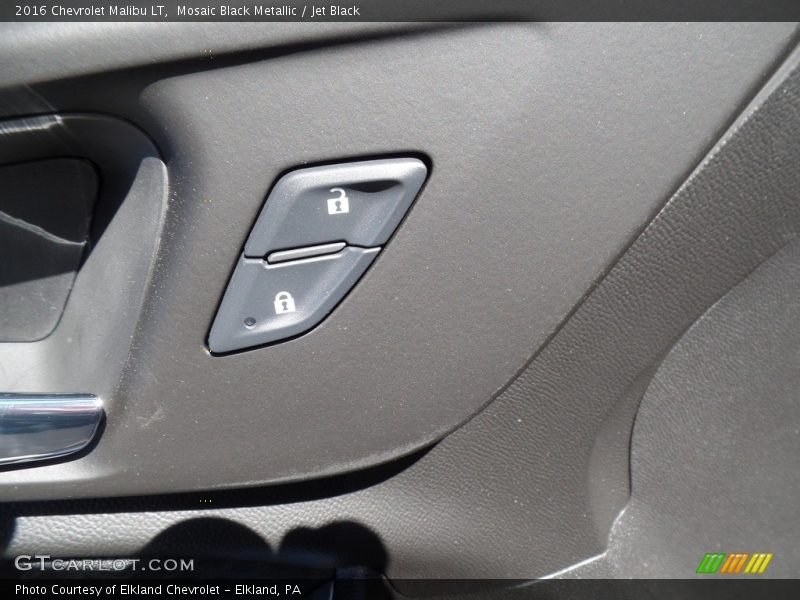 Mosaic Black Metallic / Jet Black 2016 Chevrolet Malibu LT
