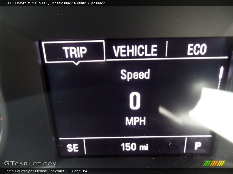 Mosaic Black Metallic / Jet Black 2016 Chevrolet Malibu LT