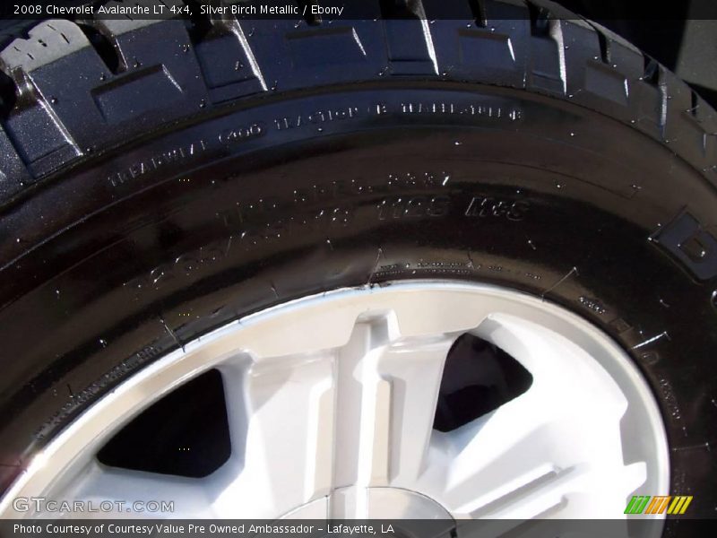 Silver Birch Metallic / Ebony 2008 Chevrolet Avalanche LT 4x4