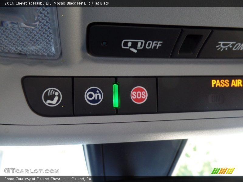 Mosaic Black Metallic / Jet Black 2016 Chevrolet Malibu LT