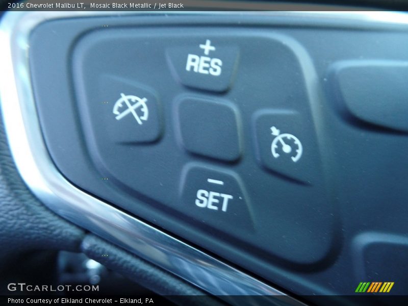 Mosaic Black Metallic / Jet Black 2016 Chevrolet Malibu LT