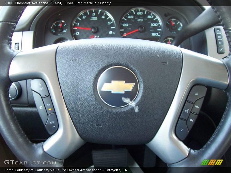 Silver Birch Metallic / Ebony 2008 Chevrolet Avalanche LT 4x4