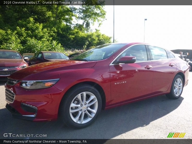 Crystal Red Tintcoat / Jet Black 2016 Chevrolet Malibu LT