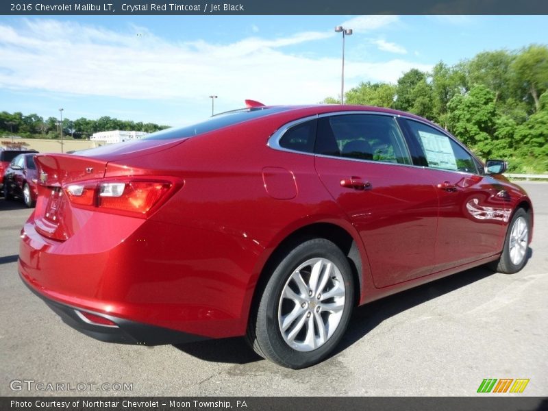 Crystal Red Tintcoat / Jet Black 2016 Chevrolet Malibu LT