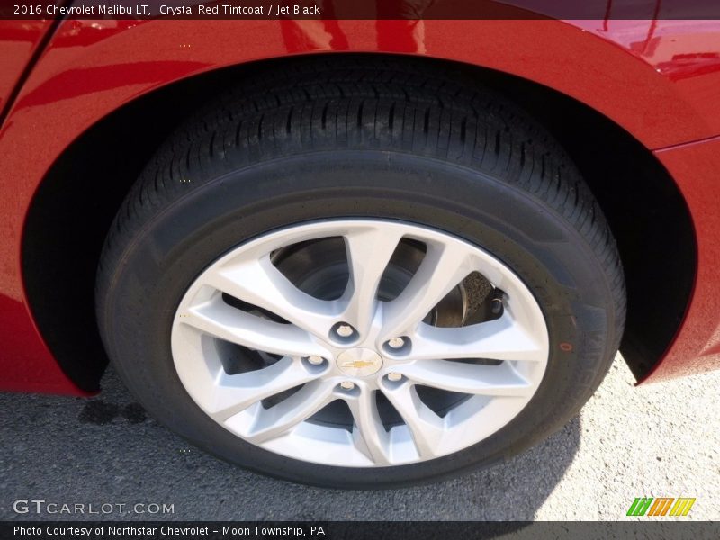 Crystal Red Tintcoat / Jet Black 2016 Chevrolet Malibu LT