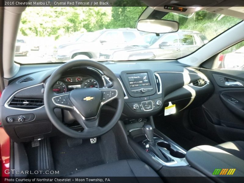 Crystal Red Tintcoat / Jet Black 2016 Chevrolet Malibu LT