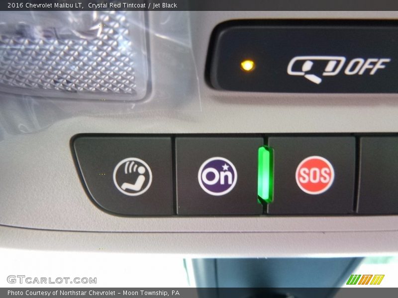 Crystal Red Tintcoat / Jet Black 2016 Chevrolet Malibu LT