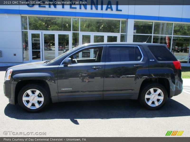 Ashen Gray Metallic / Jet Black 2013 GMC Terrain SLE AWD