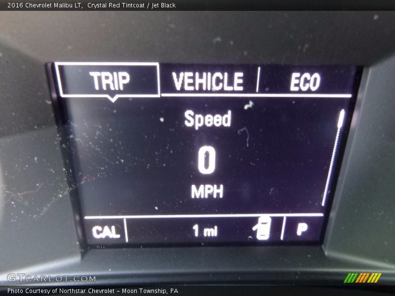 Crystal Red Tintcoat / Jet Black 2016 Chevrolet Malibu LT