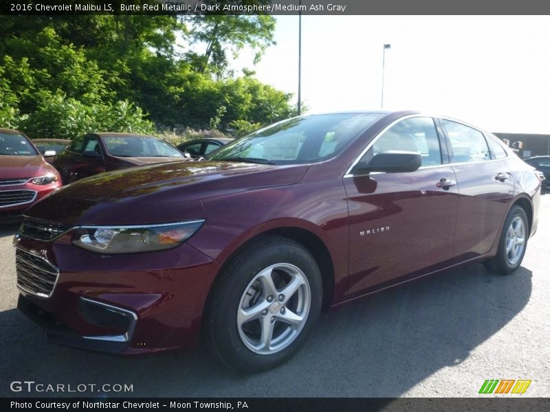Butte Red Metallic / Dark Atmosphere/Medium Ash Gray 2016 Chevrolet Malibu LS
