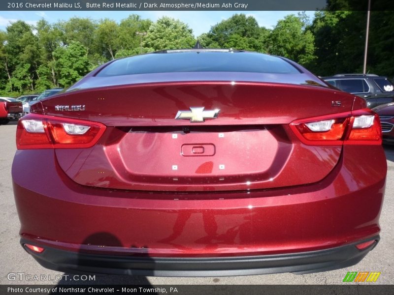 Butte Red Metallic / Dark Atmosphere/Medium Ash Gray 2016 Chevrolet Malibu LS