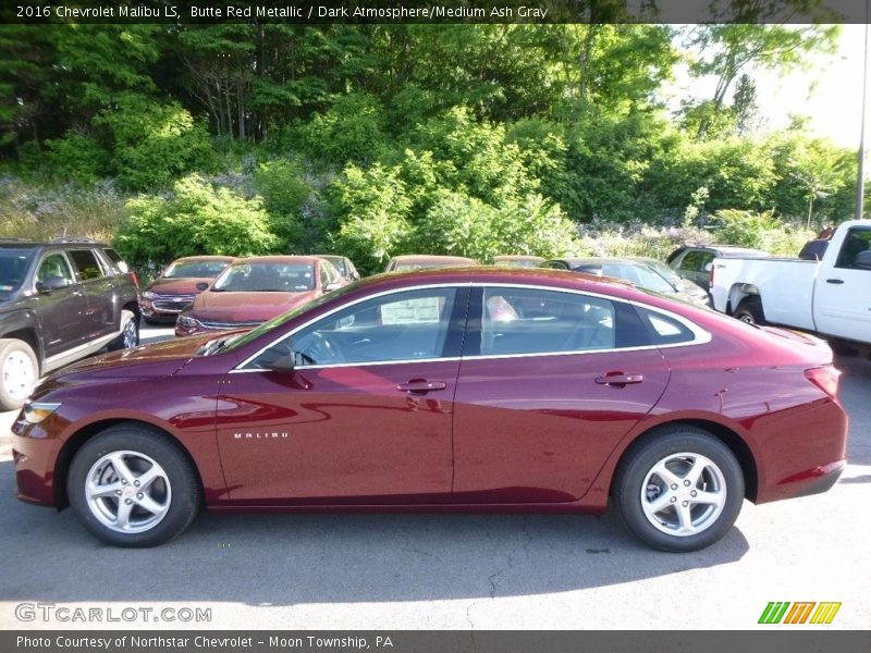 Butte Red Metallic / Dark Atmosphere/Medium Ash Gray 2016 Chevrolet Malibu LS