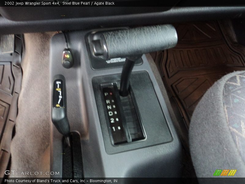 Steel Blue Pearl / Agate Black 2002 Jeep Wrangler Sport 4x4