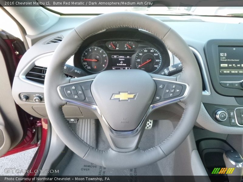 Butte Red Metallic / Dark Atmosphere/Medium Ash Gray 2016 Chevrolet Malibu LS