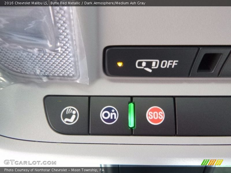 Butte Red Metallic / Dark Atmosphere/Medium Ash Gray 2016 Chevrolet Malibu LS
