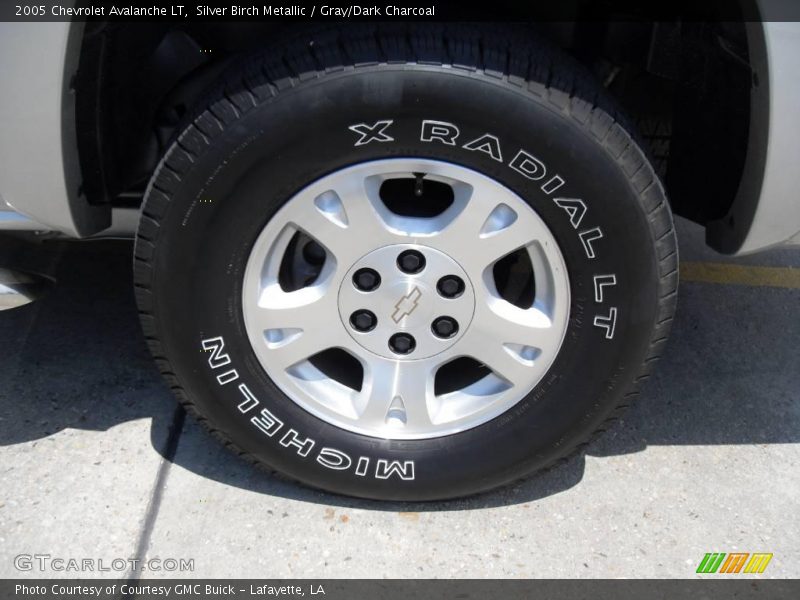 Silver Birch Metallic / Gray/Dark Charcoal 2005 Chevrolet Avalanche LT